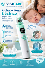 Aspirador Nasal Eléctrico para Bebé